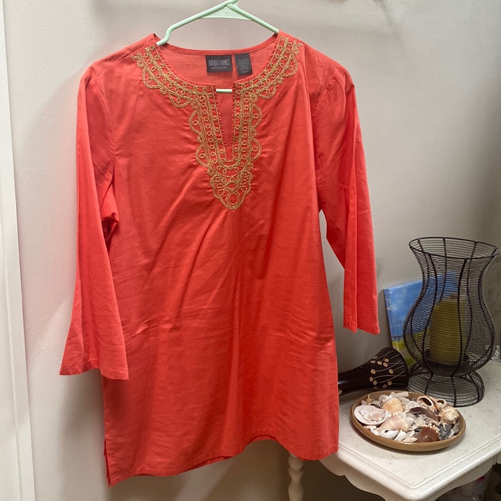 Chico’s Additions embroidered tunic